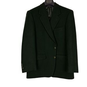 Joseph & Lyman Bloomingdales Camelhair Sports Coat Blazer 42R Dark Green